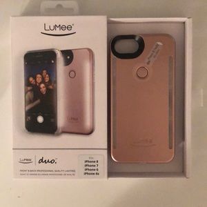 Brand new Lumee case in pink for iPhone 6s,6,7,8
